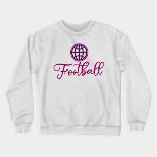 Football Girl Crewneck Sweatshirt